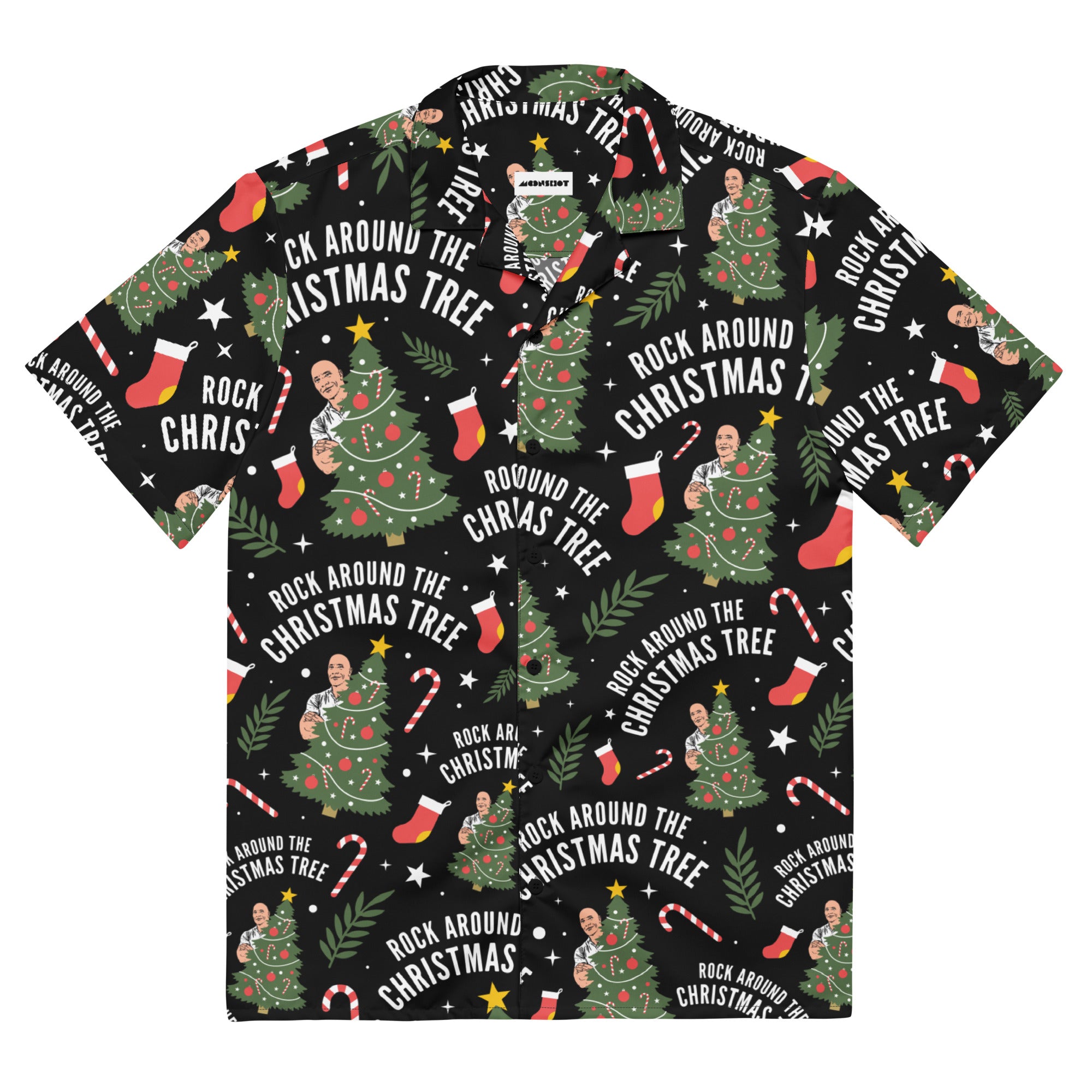 Rock Around The Christmas Tree - Button Up Shirt