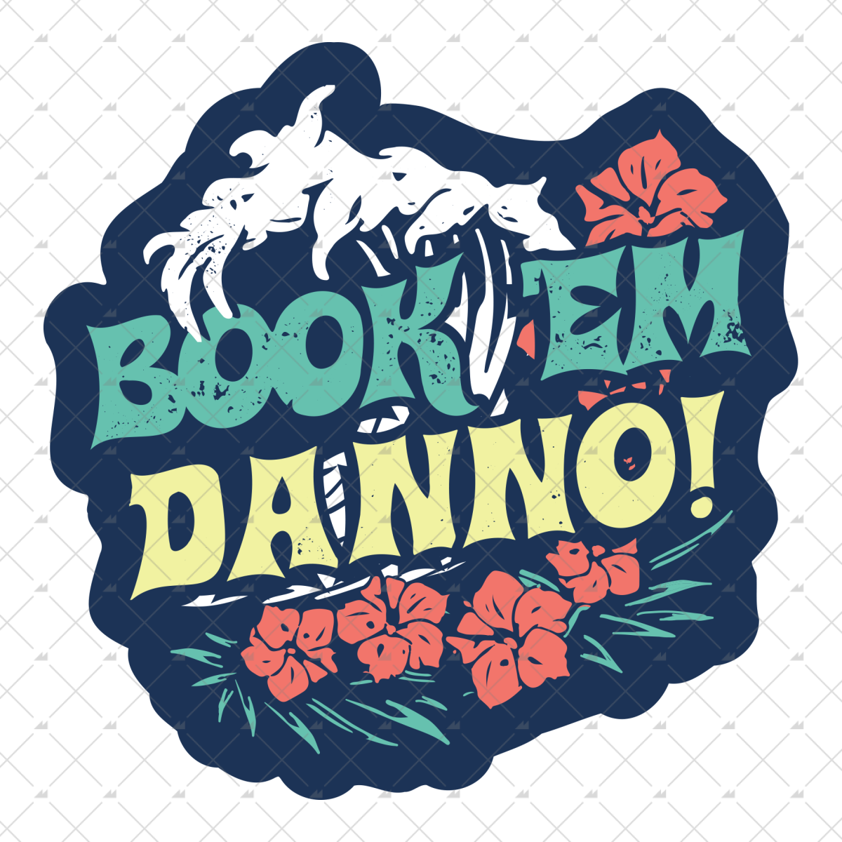 Book 'em Danno - Sticker