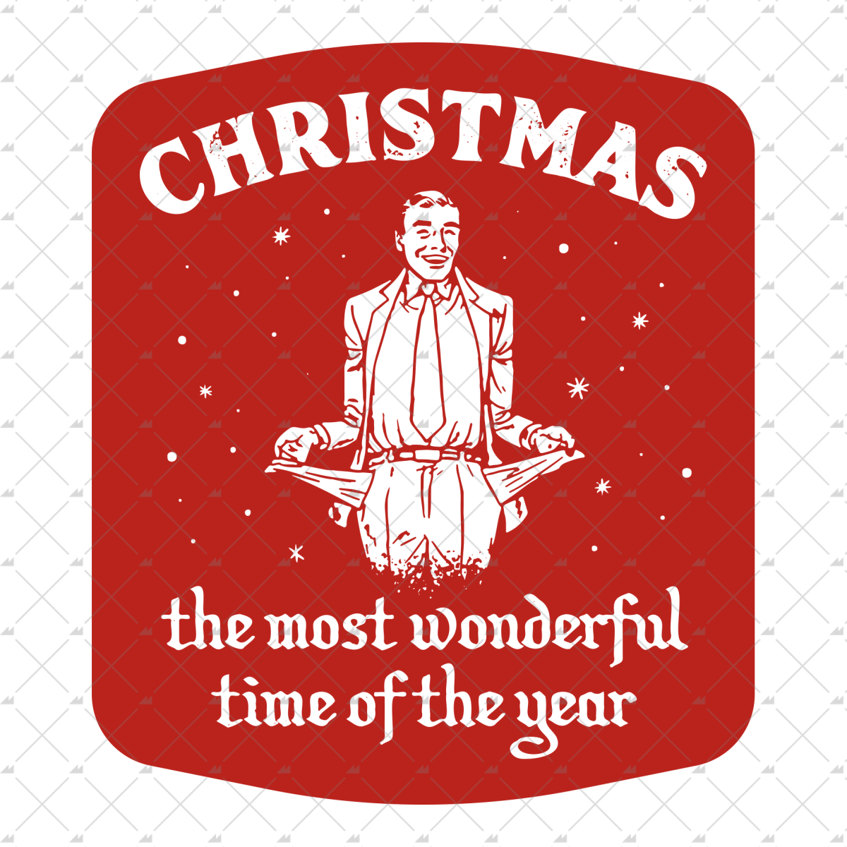 Christmas The Most Wonderful Time Of The Year - Sticker