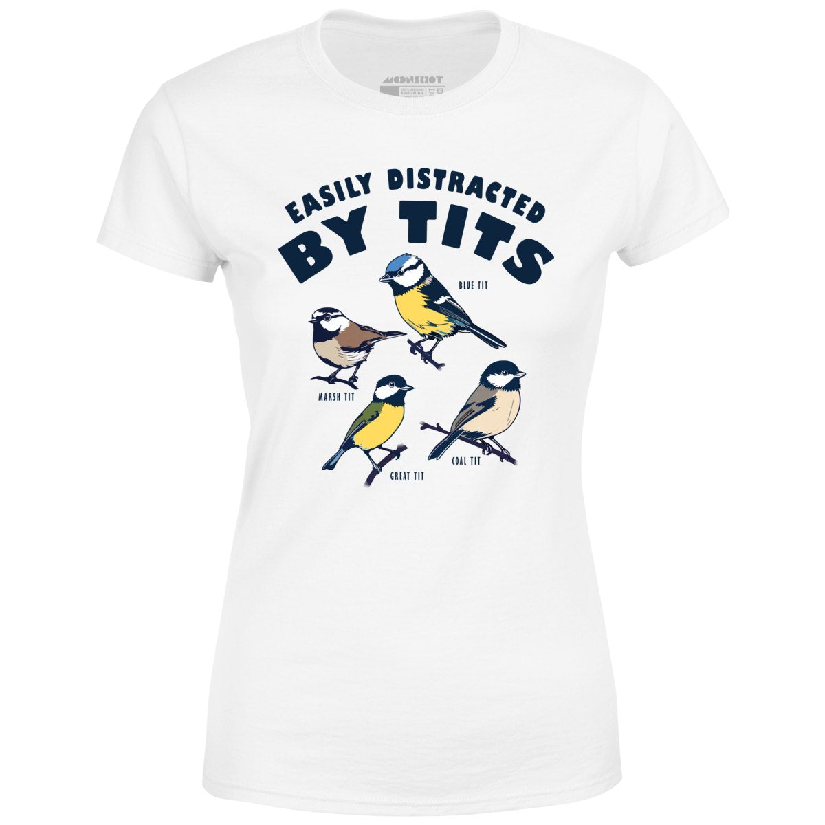 Easily Distracted Birds - Women's T-Shirt