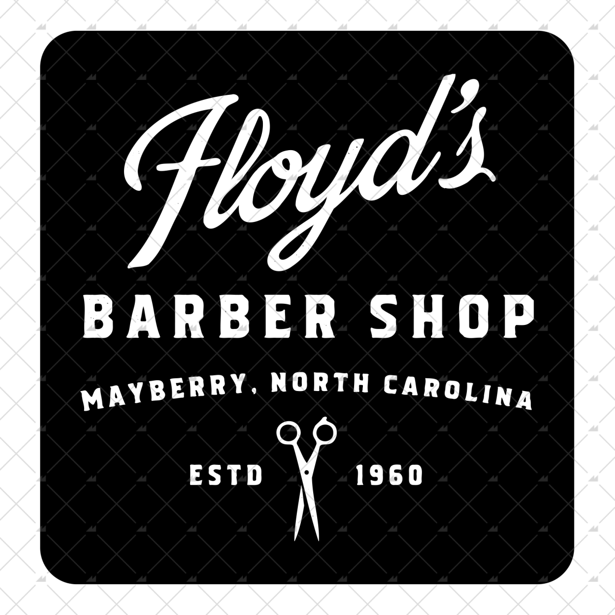Floyd's Barber Shop - Sticker