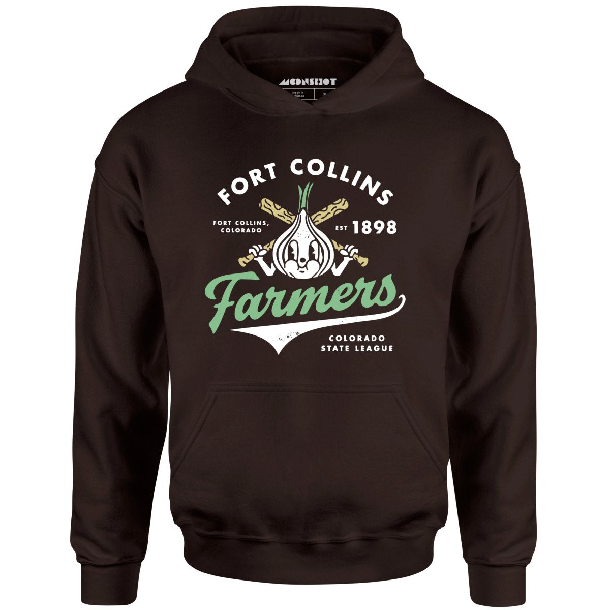 Fort Collins Farmers Colorado Vintage Defunct Baseball Teams Unisex Hoodie