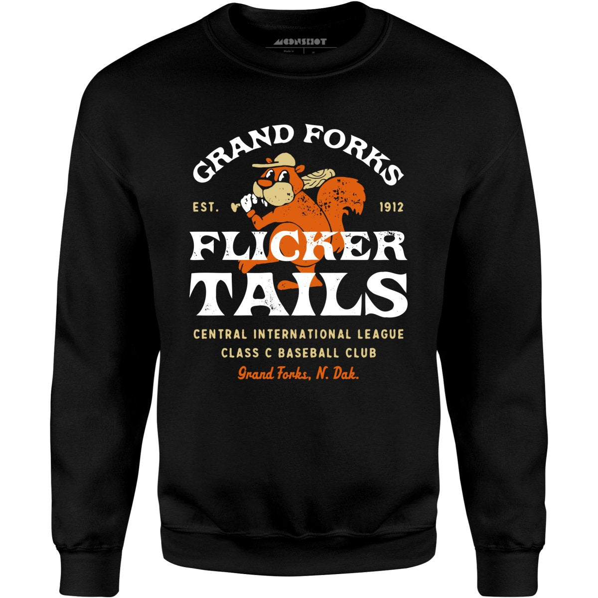 Grand Forks Flickertails - North Dakota - Vintage Defunct Baseball Teams - Unisex Sweatshirt