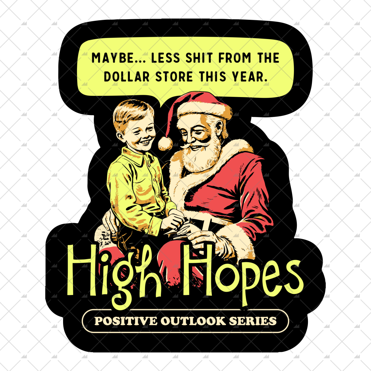 High Hopes Christmas - Sticker
