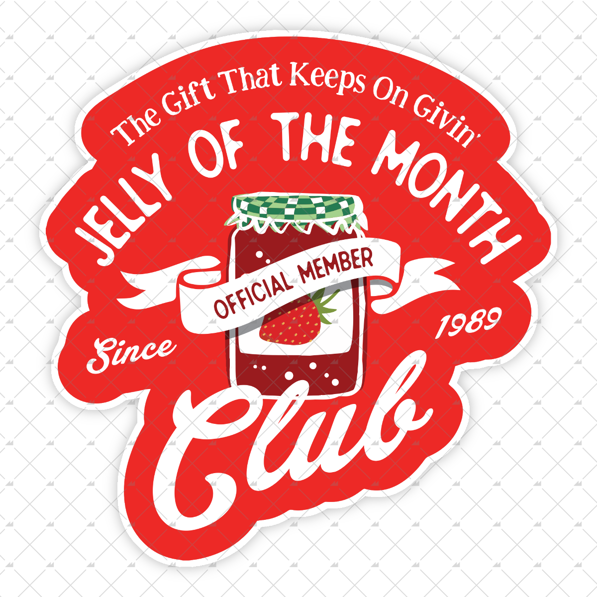 Jelly of the Month Club - Sticker - m00nshot