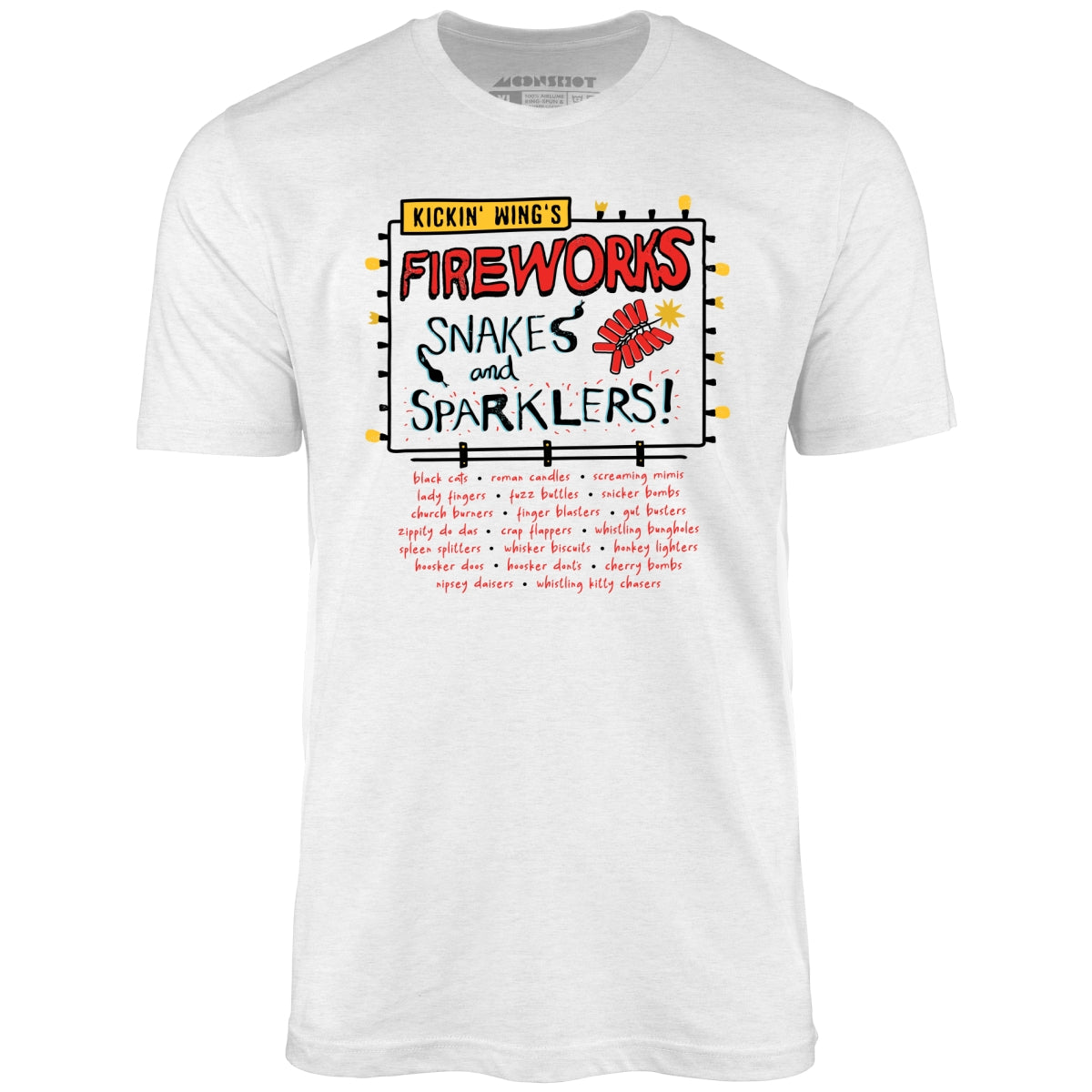 Kickin' Wing's Fireworks - Unisex T-Shirt – m00nshot