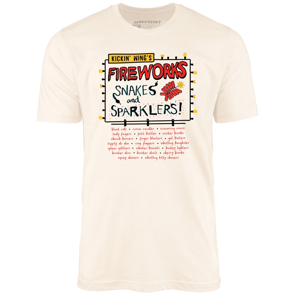 Kickin' Wing's Fireworks - Unisex T-Shirt – m00nshot