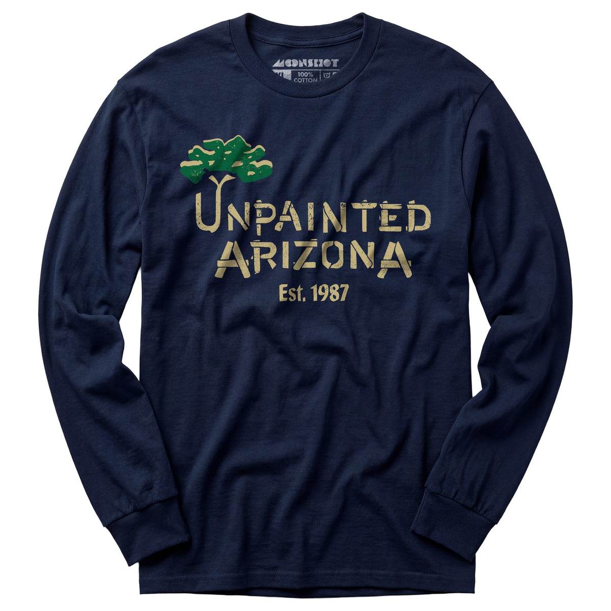 Unpainted Arizona - Long Sleeve T-Shirt – m00nshot