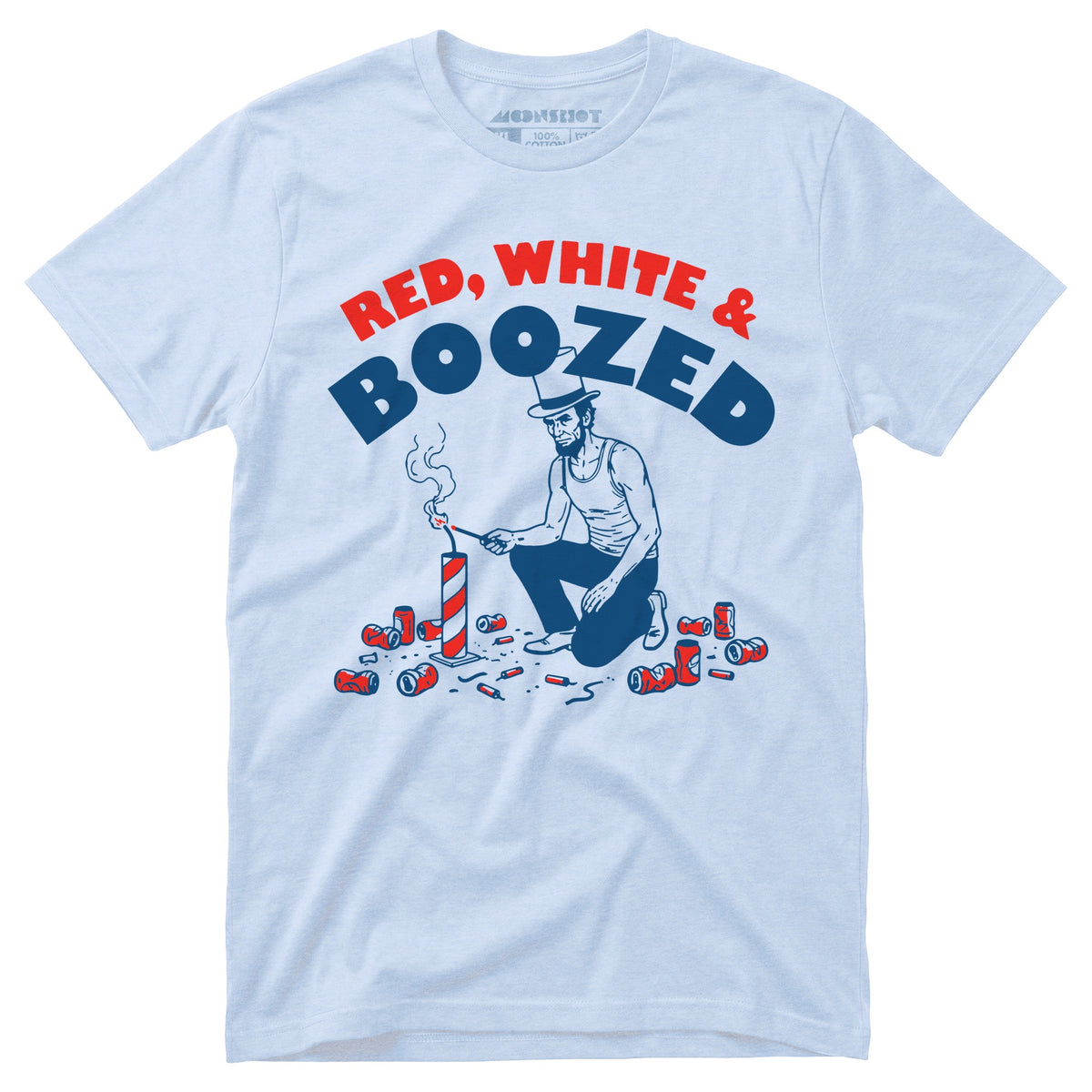 Red, White & Boozed - Unisex T-Shirt – m00nshot