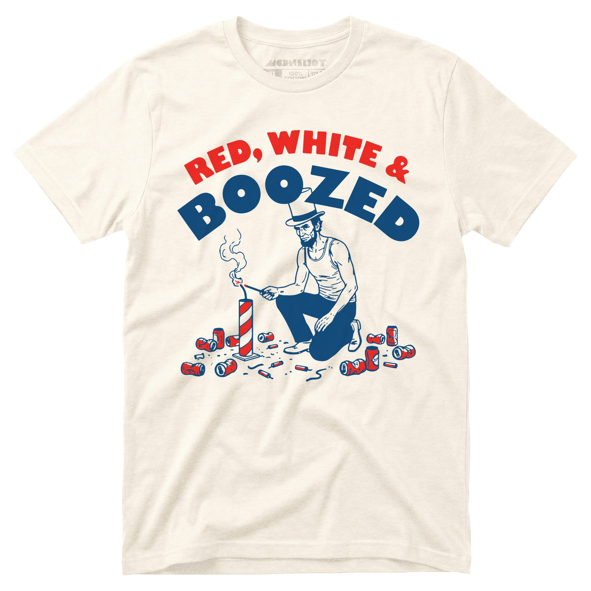 Red, White & Boozed - Unisex T-Shirt – m00nshot