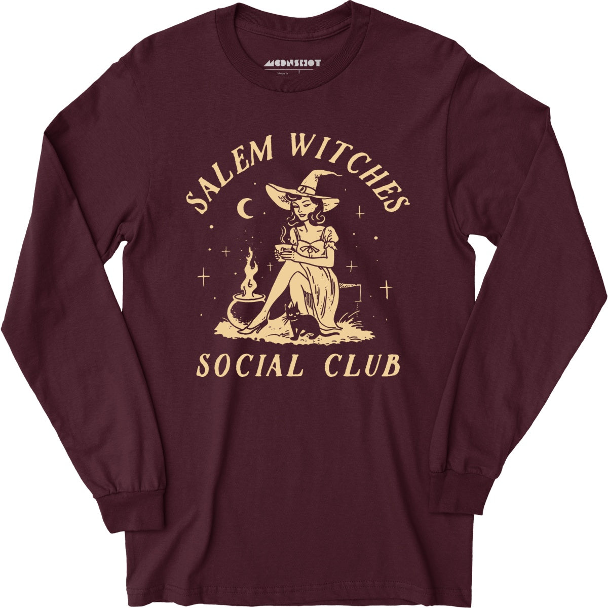 Salem Witches Social Club - Long Sleeve T-Shirt – m00nshot