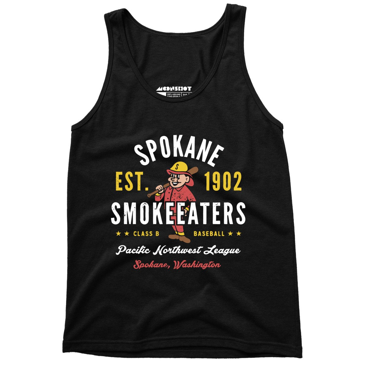 Spokane Smoke Eaters - Washington - Vintage Defunct Baseball Teams - Unisex Tank Top