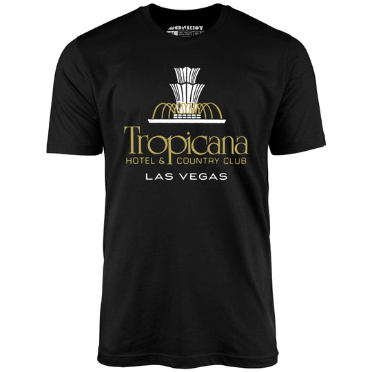 Tropicana Hotel Country Club v2 - Vintage Las Vegas - Black - Full Front