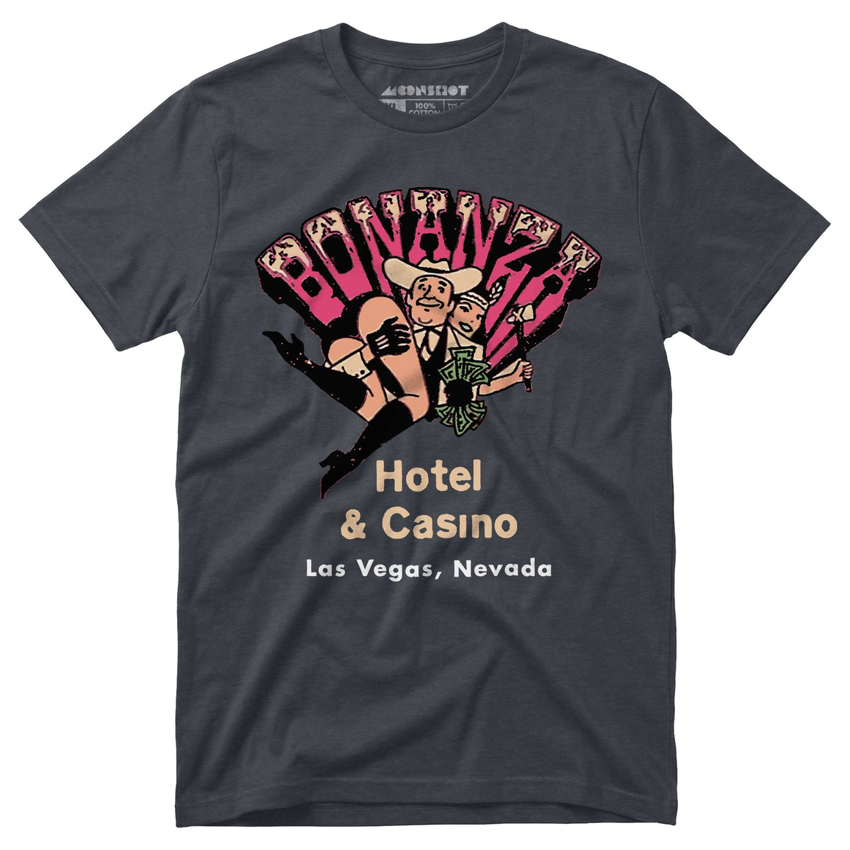 Bonanza Hotel & Casino - Vintage Las Vegas - Unisex T-Shirt – m00nshot