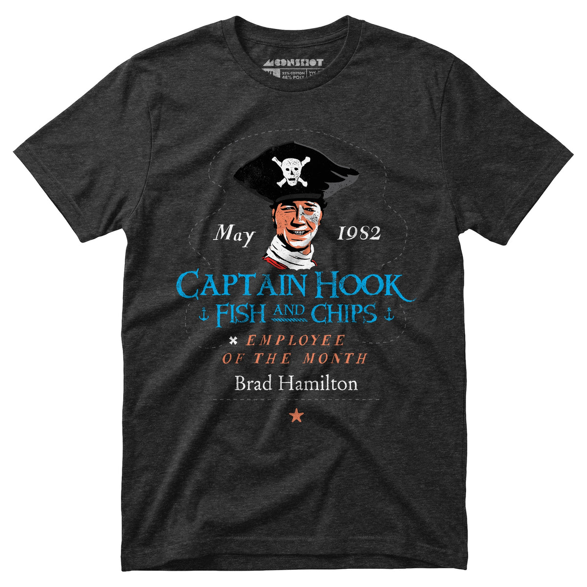 Brad Hamilton - Captain Hook Fish & Chips - Unisex T-Shirt – m00nshot