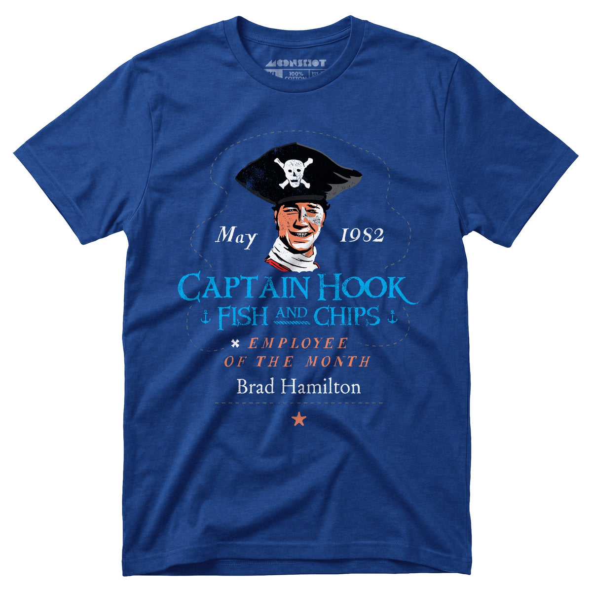 Brad Hamilton - Captain Hook Fish & Chips - Unisex T-Shirt – m00nshot