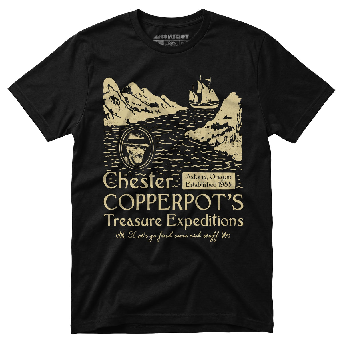 Chester Copperpot's Treasure Expeditions - Unisex T-Shirt – m00nshot