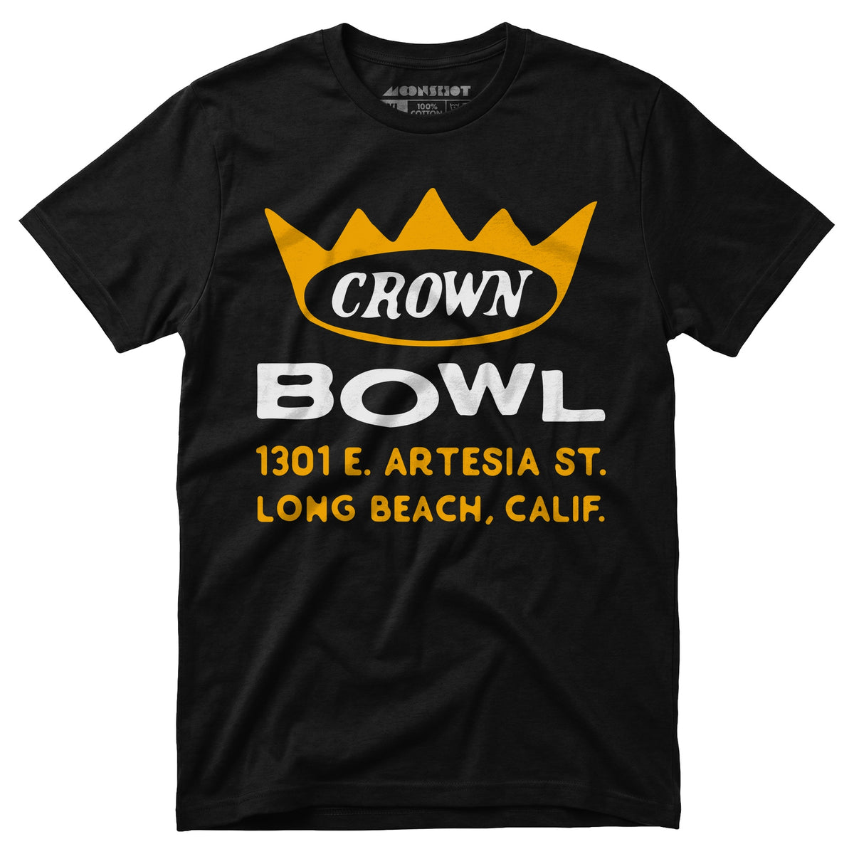 Crown Bowl - Long Beach, CA - Vintage Bowling Alley - Unisex T