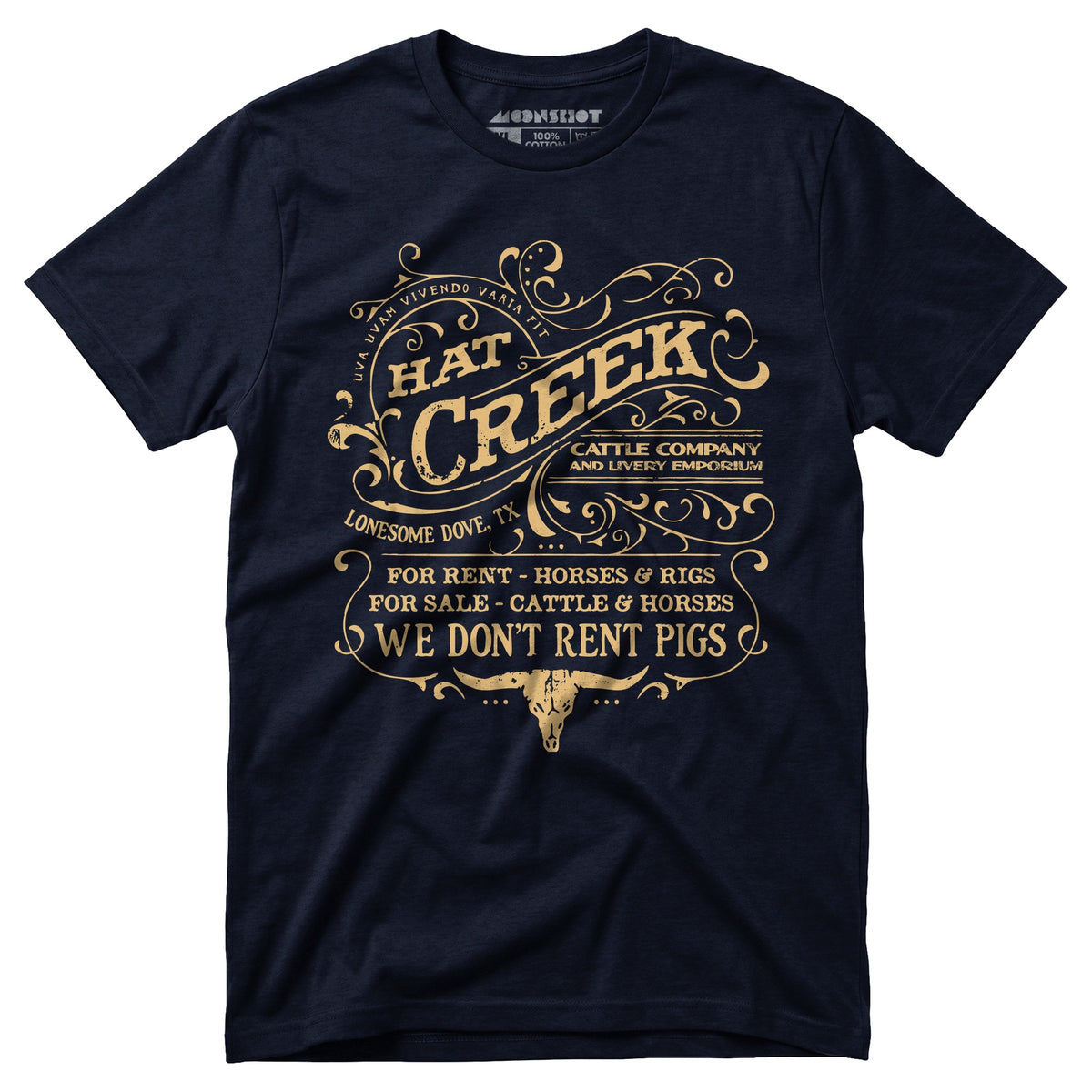 Hat Creek Cattle Company - Lonesome Dove, TX - Unisex T-Shirt