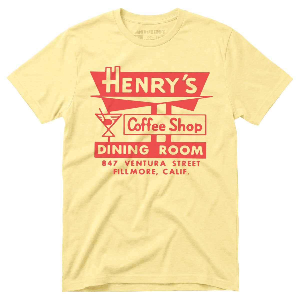 Henry's - Fillmore, CA - Vintage Restaurant - Unisex T-Shirt