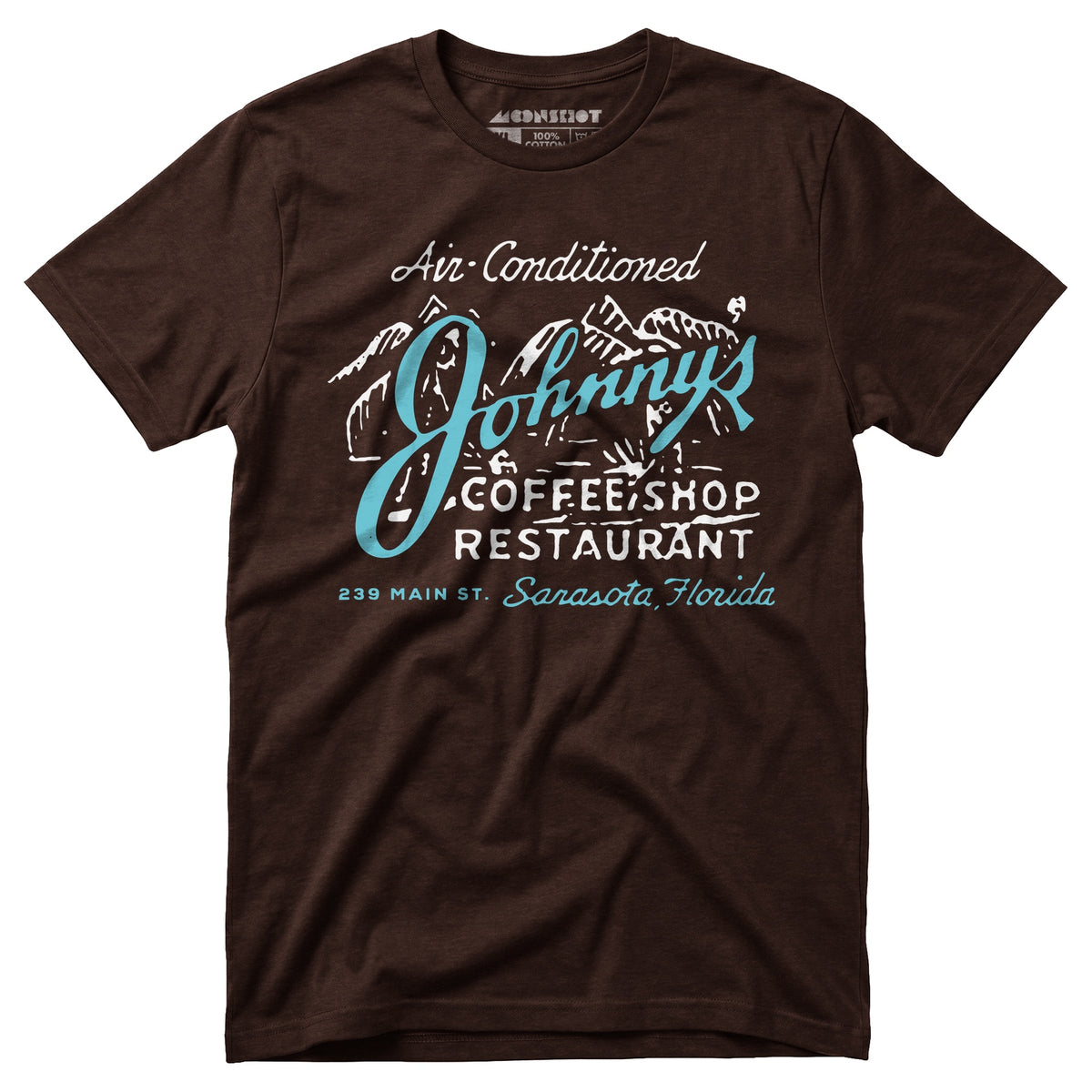 Johnny's - Sarasota, FL - Vintage Restaurant - Unisex T-Shirt
