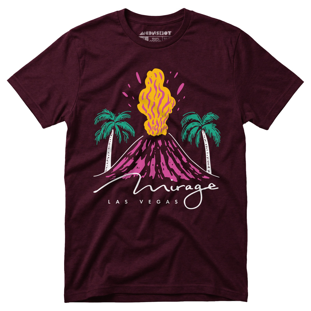 Mirage Volcano - Vintage Las Vegas - Unisex T-Shirt – m00nshot