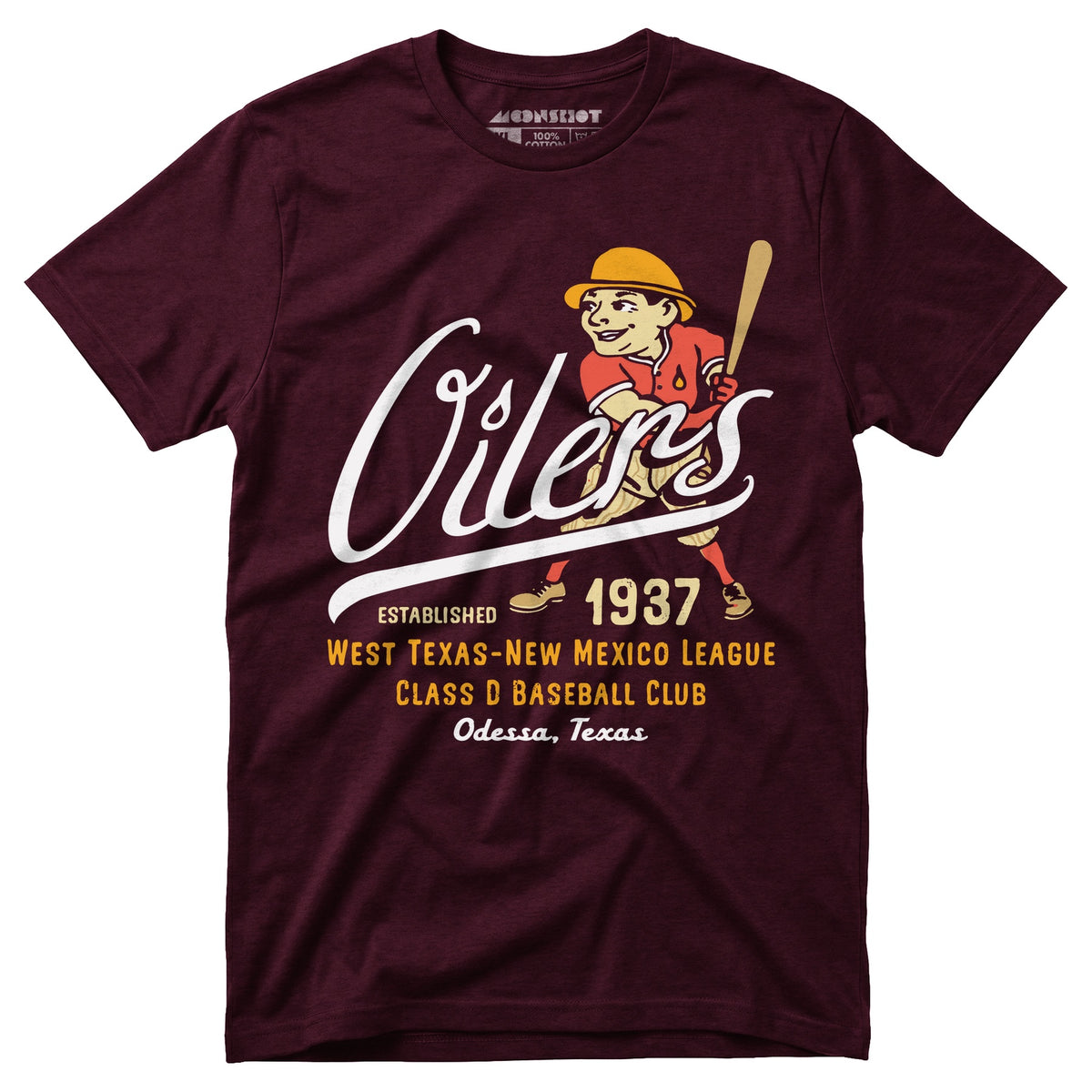 Odessa Oilers - Texas - Vintage Defunct Baseball Teams - Unisex T