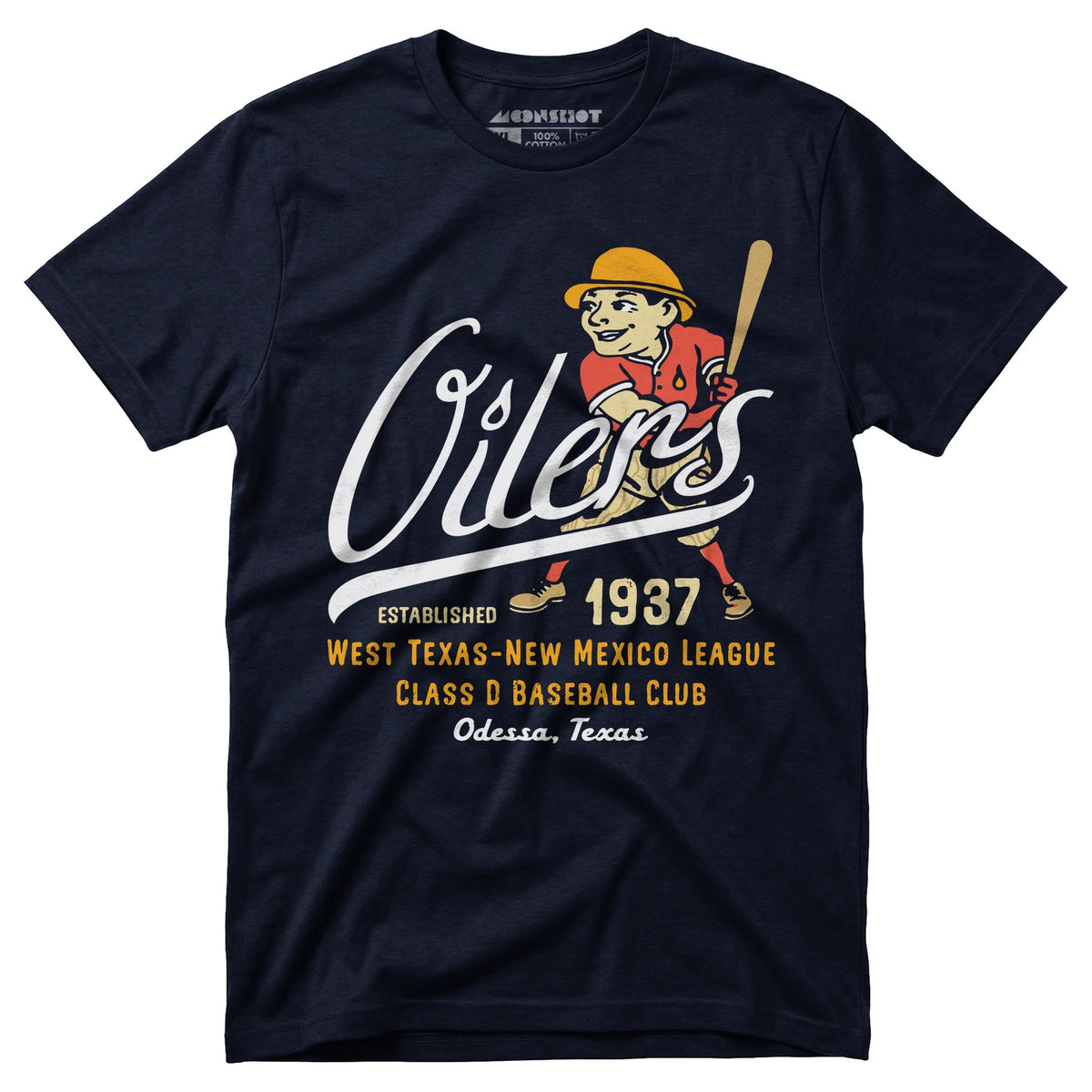 トップス SD Heavyweight Logo Baseball T Odessa Oilers - Texas - Vintage Defunct Baseball Teams - Unisex T
