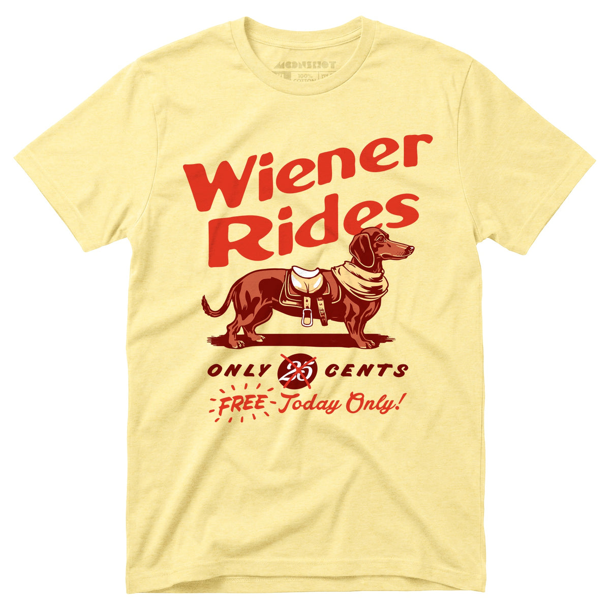 Wiener Rides - Unisex T-Shirt – m00nshot