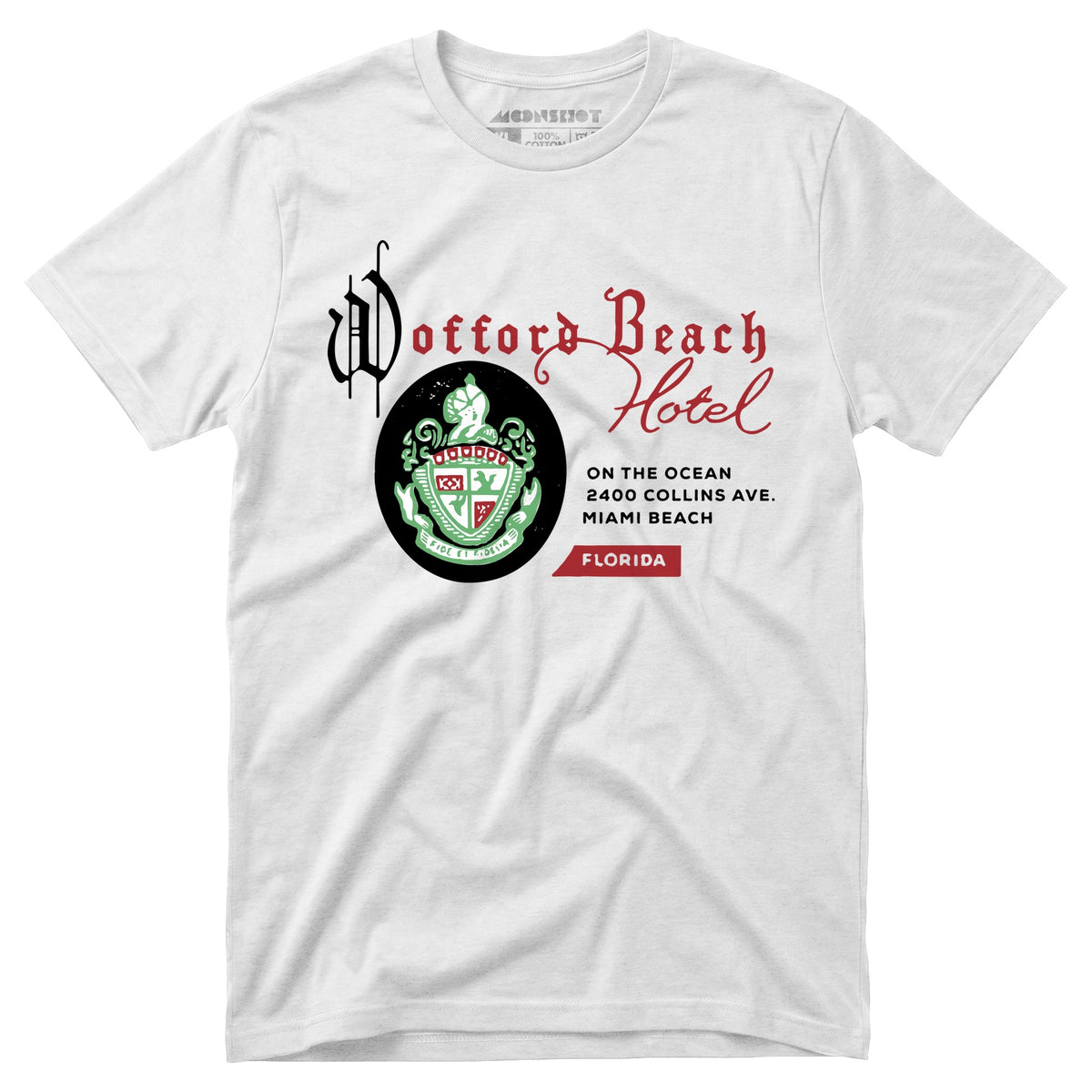 Wofford Beach Hotel - Miami, FL - Vintage Hotel - Unisex T-Shirt