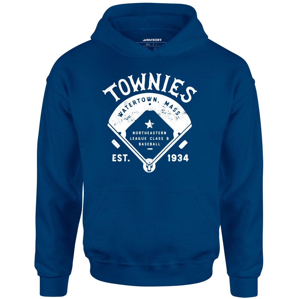Watertown Townies - Massachusetts - Vintage Defunct Baseball Teams - Unisex Hoodie