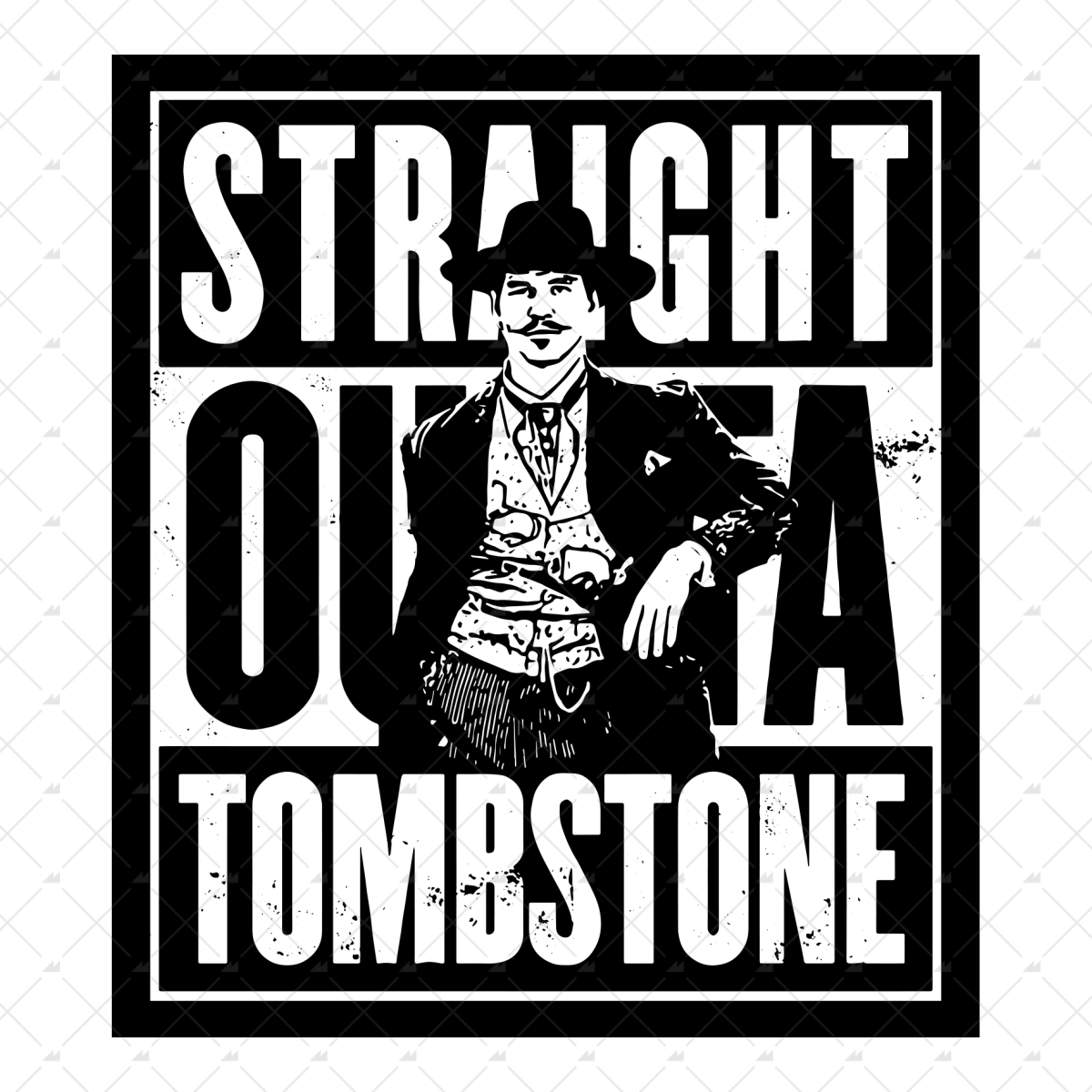 Straight Outta Tombstone - Sticker