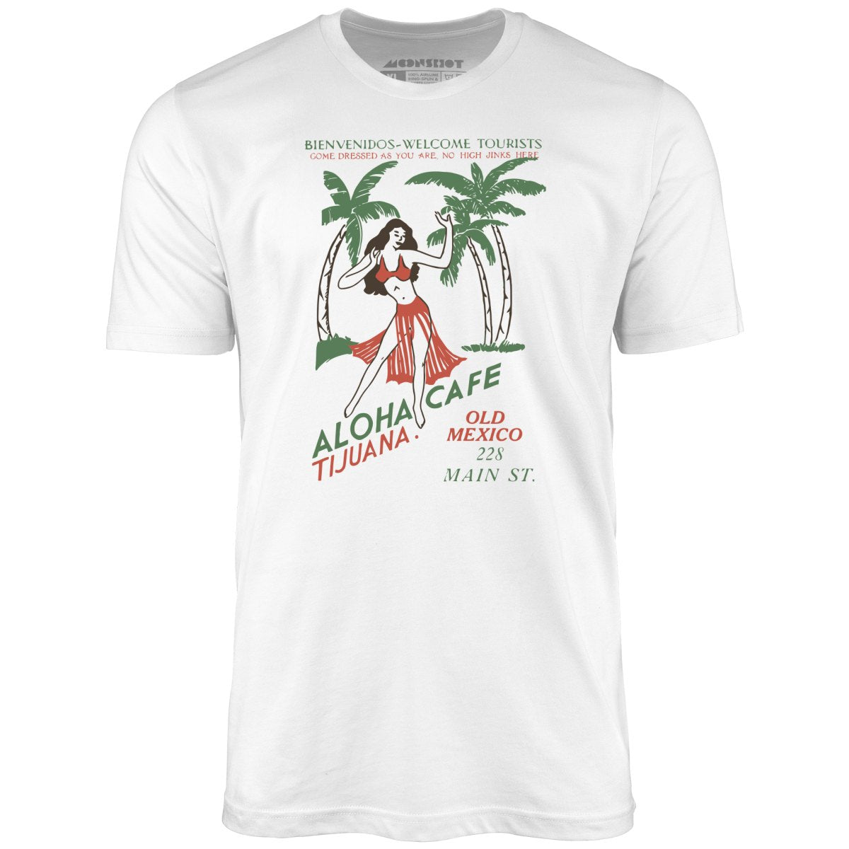 Aloha Cafe - Tijuana, Mexico - Vintage Tiki Bar - Unisex T-Shirt