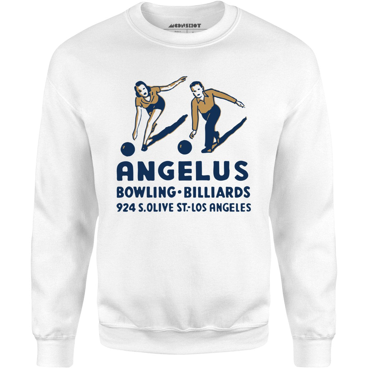 Angelus - Los Angeles, CA - Vintage Bowling Alley - Unisex Sweatshirt