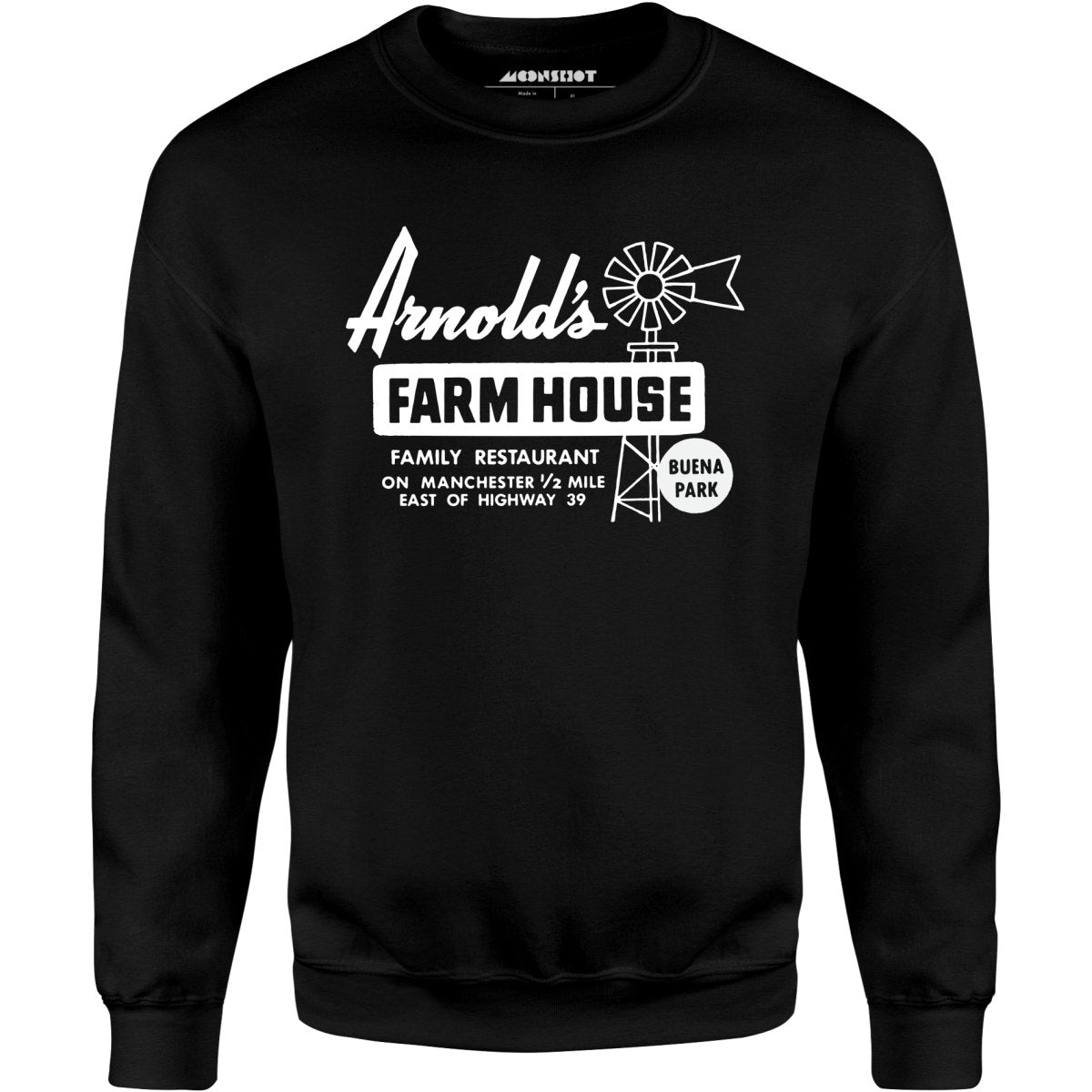 Arnold's Farmhouse - Buena Park, CA - Vintage Restaurant - Unisex Sweatshirt