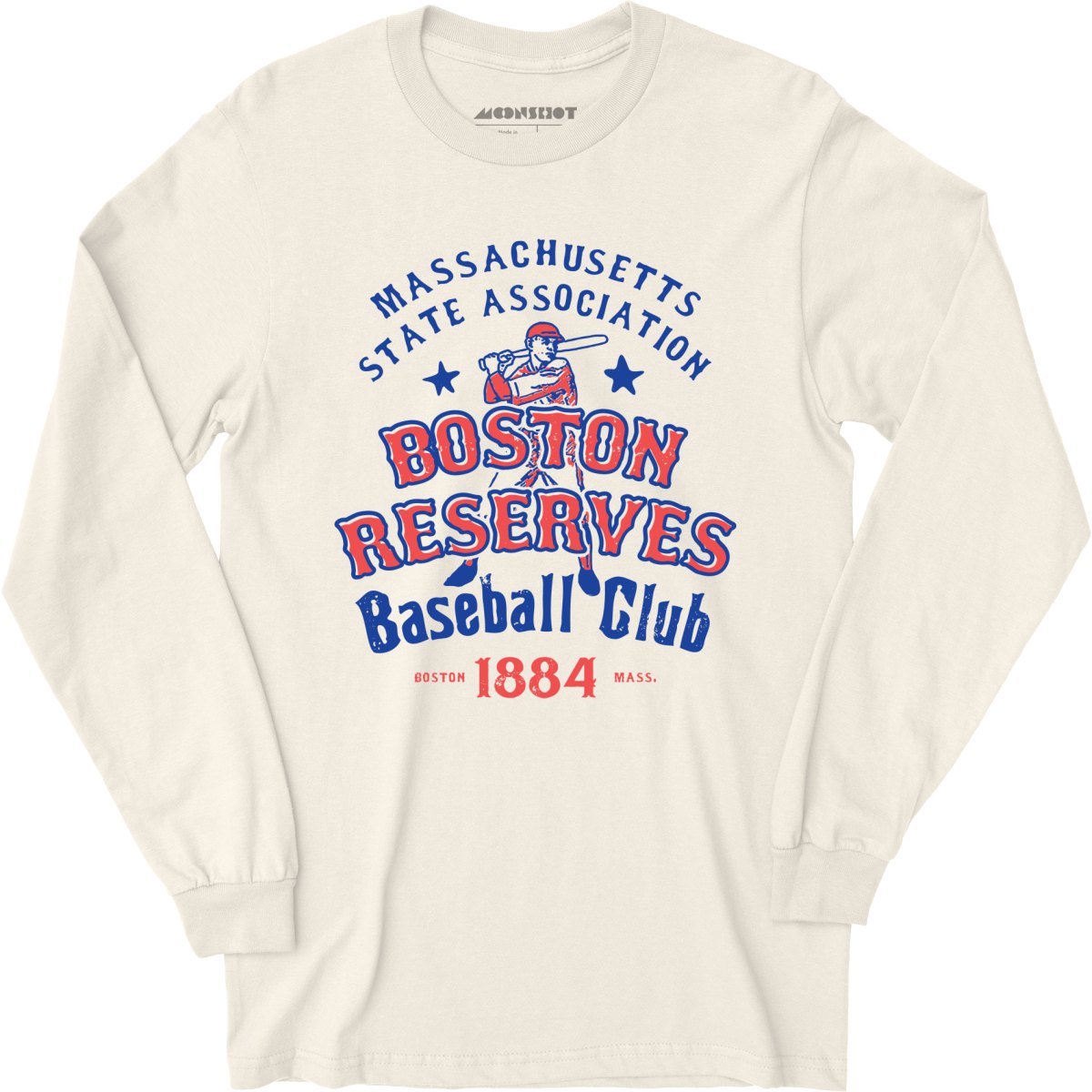 Boston Reserves - Massachusetts - Vintage Defunct Baseball Teams - Long  Sleeve T-Shirt – m00nshot