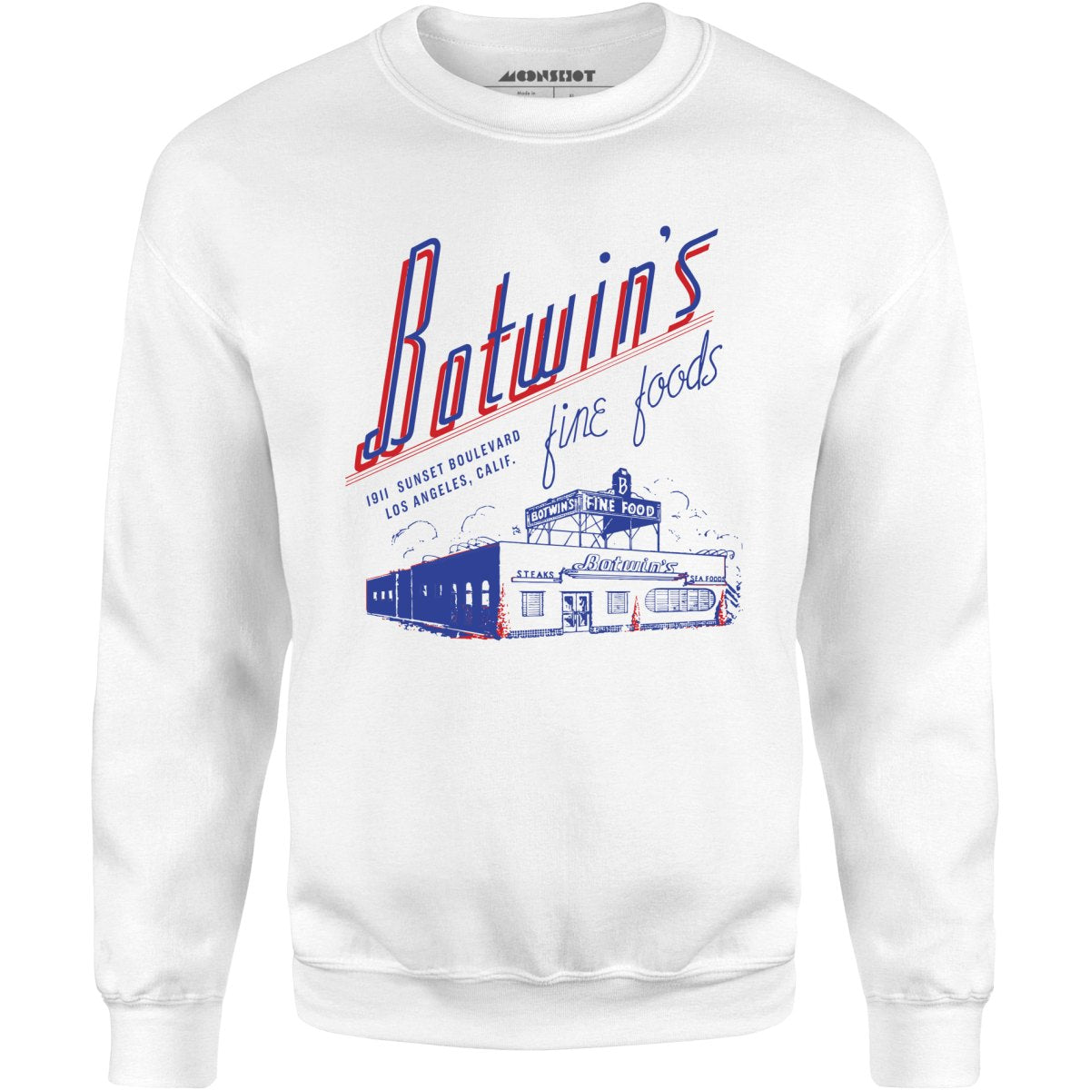 Botwin's Cafe v2 - Los Angeles, CA - Vintage Restaurant - Unisex Sweatshirt