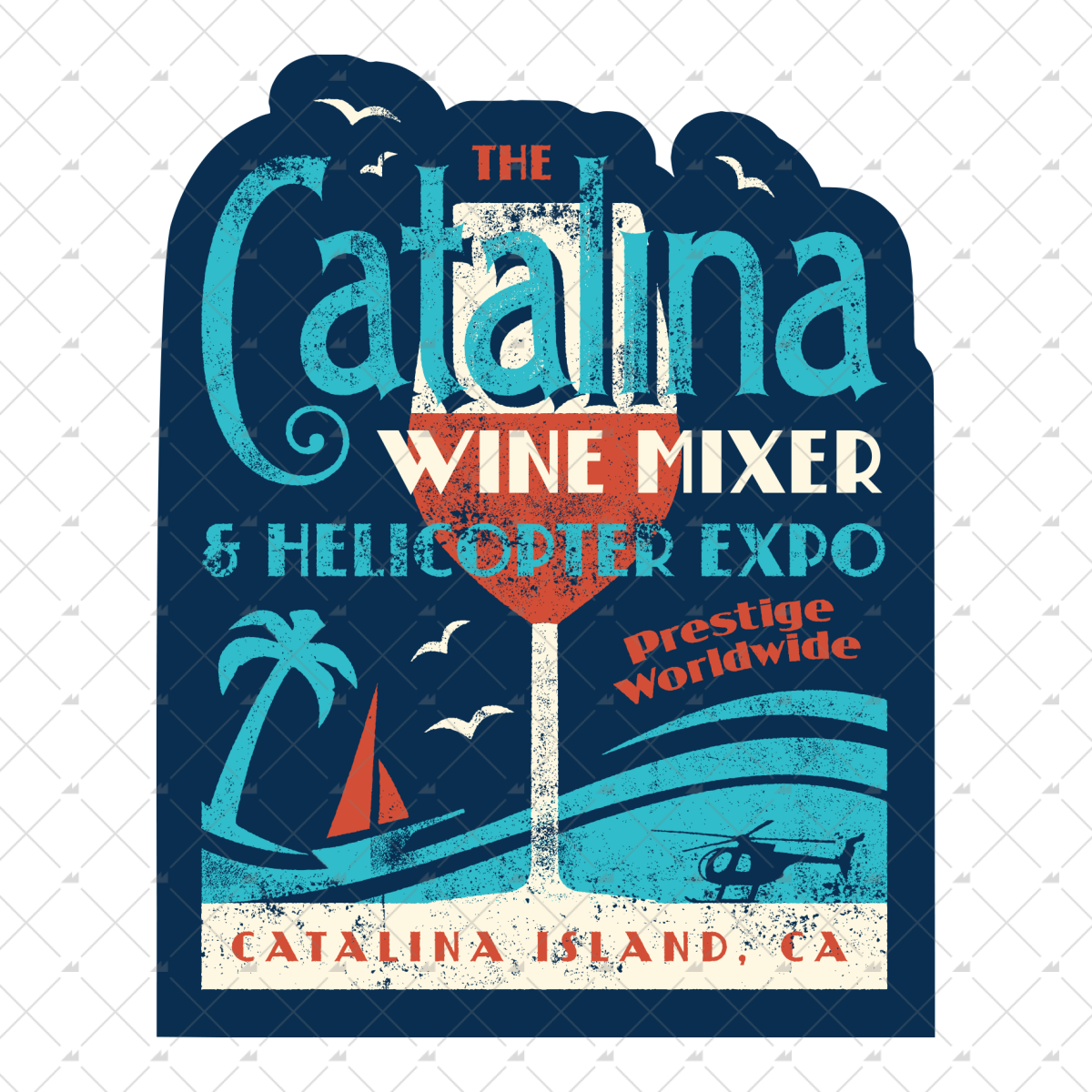 Catalina Wine Mixer - Sticker