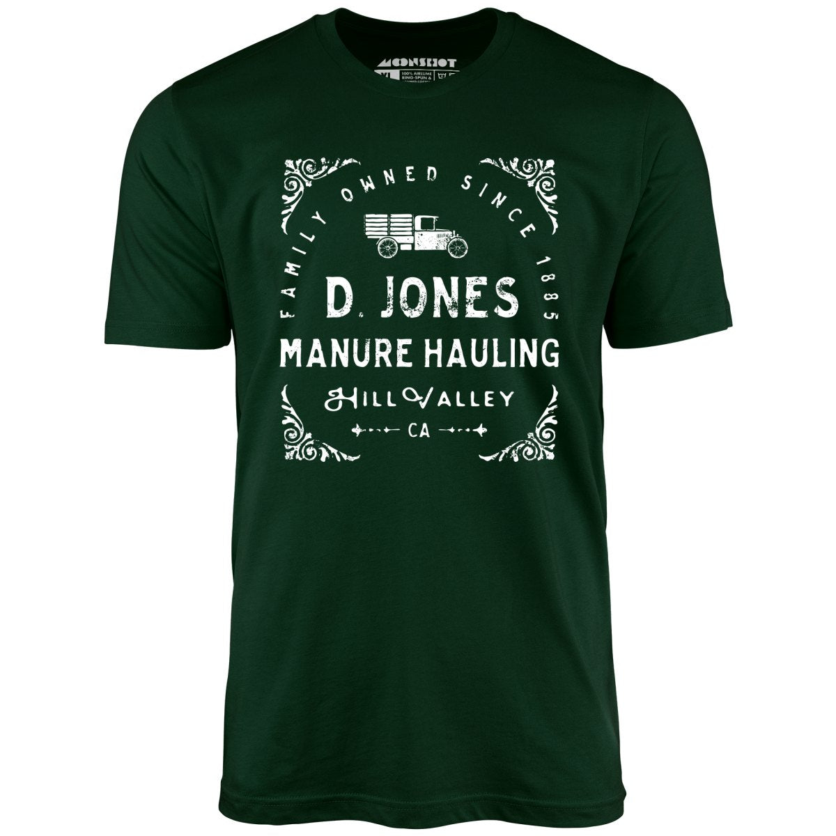 D. Jones Manure Hauling - Hill Valley - Unisex T-Shirt – m00nshot