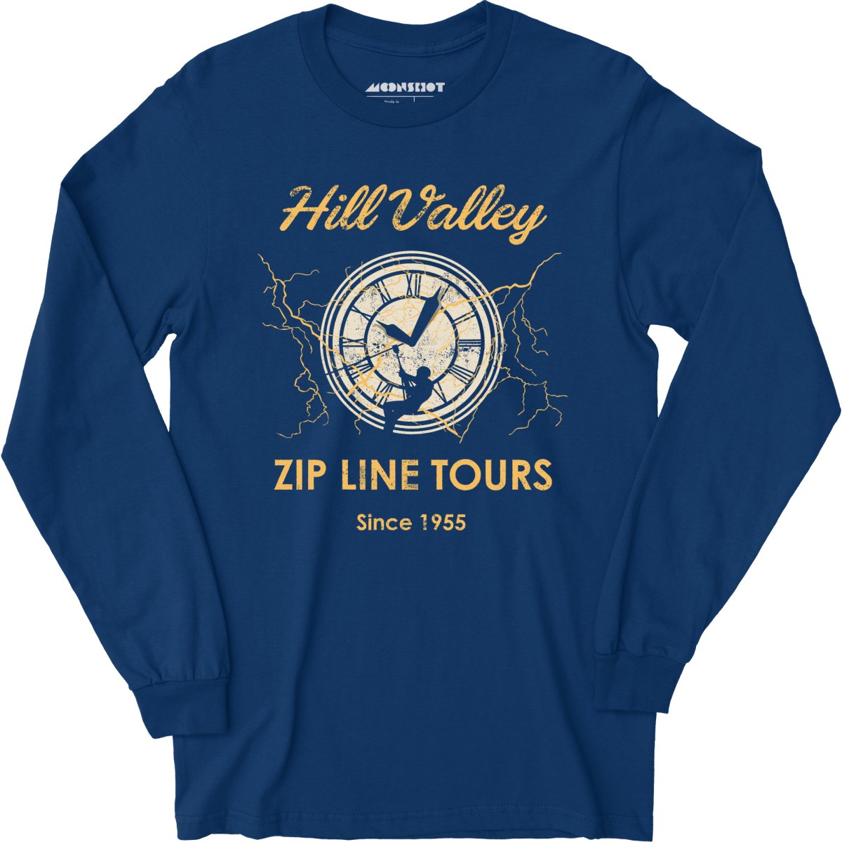 Hill Valley Zip Line Tours - Long Sleeve T-Shirt – m00nshot