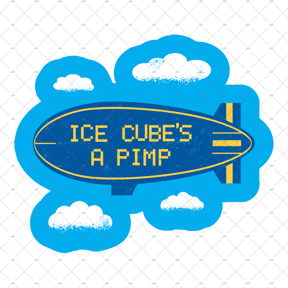 Ice Cube's A Pimp - Sticker