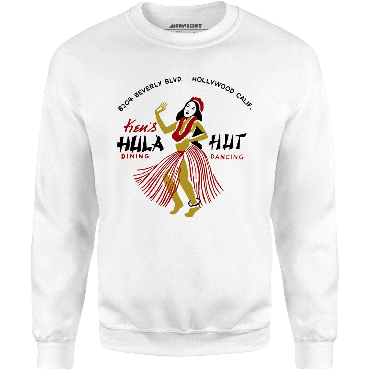 Ken's Hula Hut - Hollywood, CA - Vintage Tiki Bar - Unisex Sweatshirt