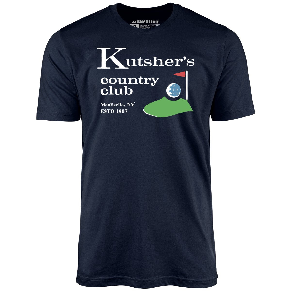 Kutsher's Country Club - Monticello, NY - Vintage Hotel - unisex T-Shirt Navy / 4XL