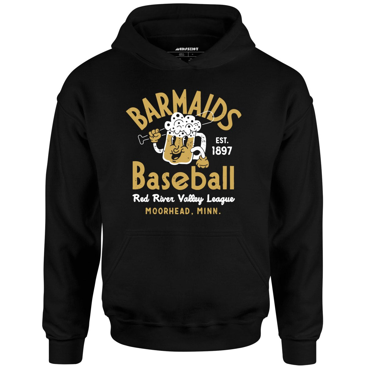 Moorhead Barmaids - Minnesota - Vintage Defunct Baseball Teams - Unisex Hoodie