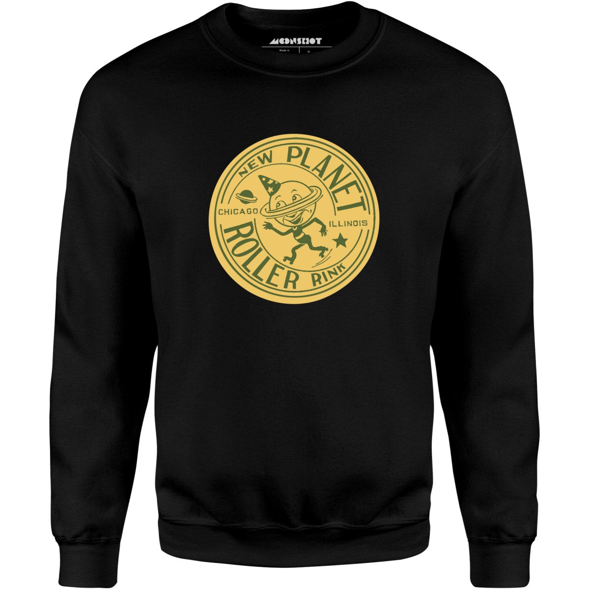 New Planet - Chicago, IL - Vintage Roller Rink - Unisex Sweatshirt