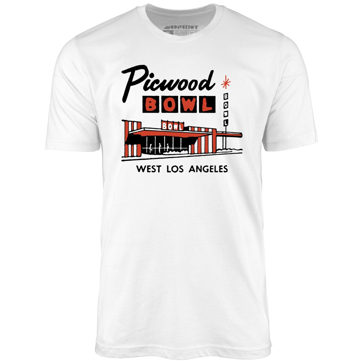 Picwood Bowl - Los Angeles, CA - Vintage Bowling Alley - Unisex T-Shirt