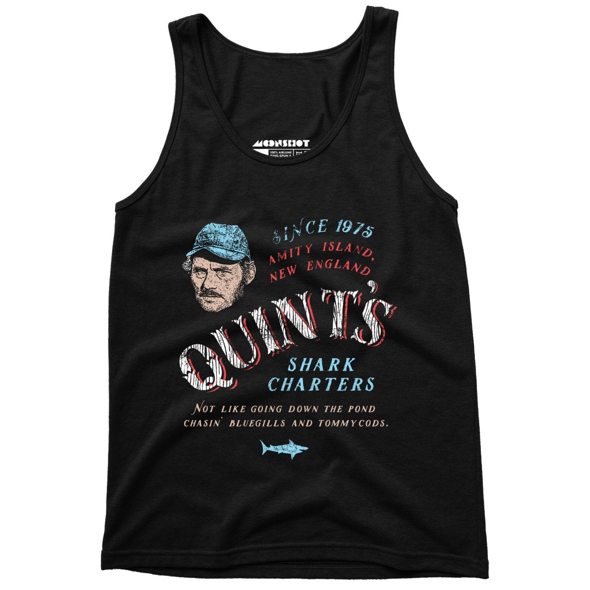 Quint's Shark Charters - Unisex Tank Top – m00nshot