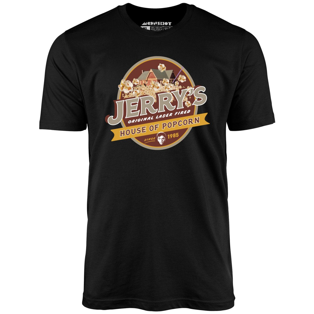 Real Genius Jerry's House of Popcorn Unisex TShirt m00nshot