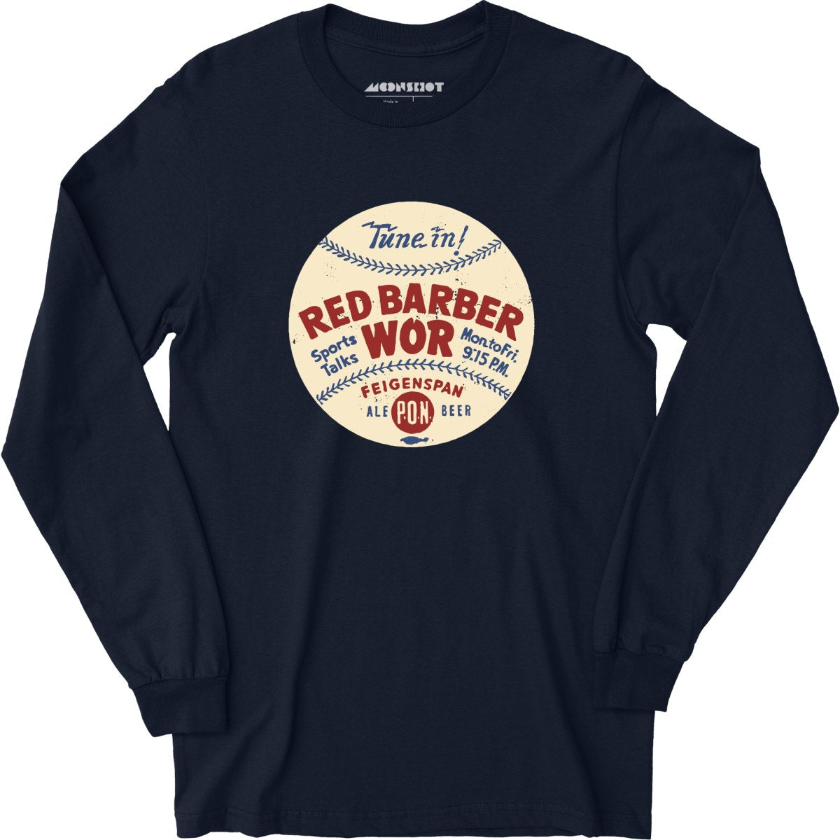 Red Barber - WOR Radio - Long Sleeve T-Shirt