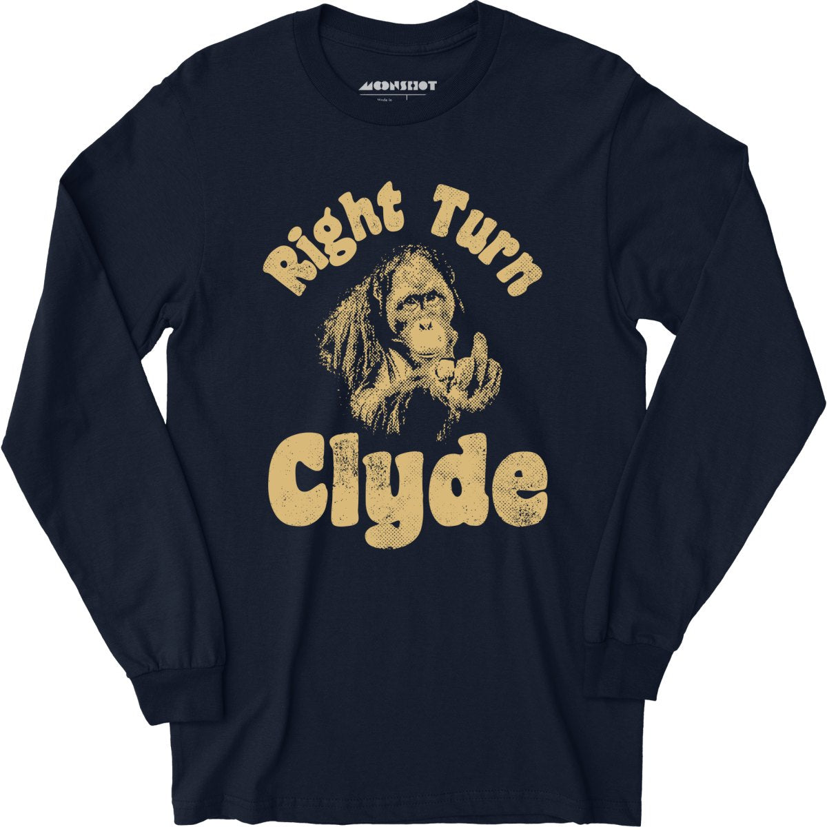 Right Turn Clyde - Long Sleeve T-Shirt